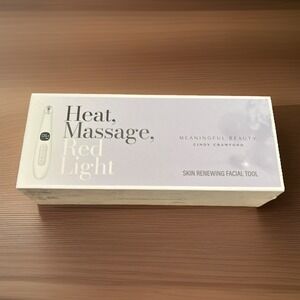 Meaningful Beauty Skin Renewing Facial Tool Heat Massage and Red Light Sealed
